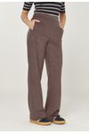 CALÇA WIDE LEG SUEDE SARJA