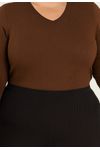 BLUSA CANELADA TÉRMICA V PLUS
