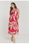 VESTIDO MIDI ESTAMPADO