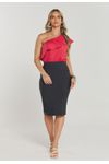 BLUSA OMBRO ÚNICO C/ BABADO