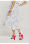 VESTIDO ALÇA LISTRADO
