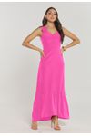 VESTIDO FLUID COM FLOR
