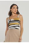 REGATA ESTAMPADA C/ CORDÃO