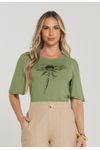 T-SHIRT FLOR PÉROLAS