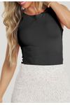 BLUSA JUSTA CANELADA