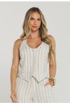 CONJUNTO ALFAIATARIA LISTRADO