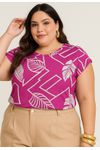 T-SHIRT ESTAMPADA PLUS