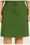 VESTIDO CANELADO PLUS SIZE