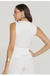BLUSA ALFAIATARIA C/ BOTÕES