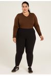 BLUSA CANELADA TÉRMICA V PLUS