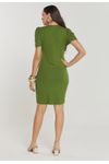 VESTIDO CANELADO BUFANTE