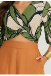 BLUSA VISCOSE ESTAMPADA
