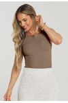BLUSA JUSTA CANELADA