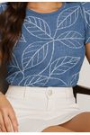 BLUSA VISCO ESTAMPADA
