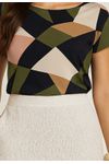 BLUSA VISCOSE ESTAMPADA