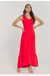 VESTIDO FLUID COM FLOR