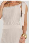 CONJUNTO SAIA E BLUSA TRICÔ