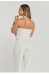 BLUSA LISTRADA FRENTE ÚNICA
