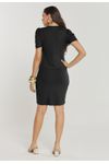 VESTIDO CANELADO BUFANTE