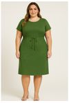 VESTIDO CANELADO PLUS SIZE