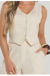 CONJUNTO ALFAIATARIA LINHO