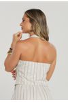 BLUSA LISTRADA FRENTE ÚNICA
