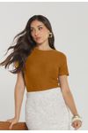T-SHIRT MALHA BRILHO
