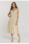 VESTIDO TRICOLINE NATURE