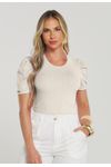 BLUSA CANELADA PRINCESA 