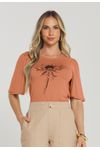 T-SHIRT FLOR PÉROLAS