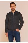 JAQUETA BOMBER SUEDE