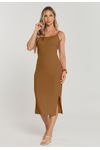 VESTIDO ALÇA CANELADO