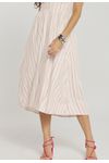 VESTIDO ALÇA LISTRADO
