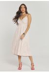 VESTIDO ALÇA LISTRADO
