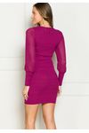 VESTIDO MESCLA BUFANTE
