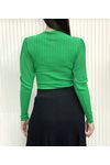 BLUSA BUFANTE RENDADA 