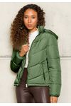 JAQUETA FEMININA PUFFER CAPUZ 