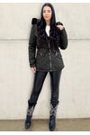 PARKA FEMININA REVERSÍVEL 