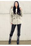 PARKA FEMININA REVERSÍVEL 