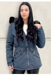 PARKA FEMININA REVERSÍVEL 