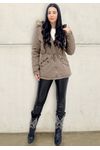 PARKA FEMININA REVERSÍVEL 