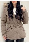 PARKA FEMININA REVERSÍVEL 