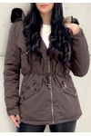 PARKA FEMININA REVERSÍVEL