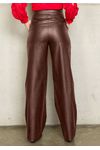 CALÇA WIDE LEG COURO SINTÉTICO 