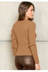 BLUSA TRICÔ ENTRELAÇADA 