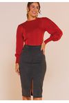 SAIA MIDI SUEDE