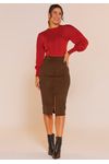 SAIA MIDI SUEDE