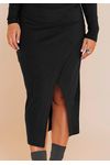 VESTIDO MIDI CANELADO