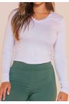 BLUSA DECOTE V