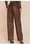 CALÇA WIDE LEG PU